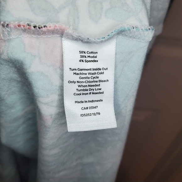 Talbot's Floral A-Line Dress Elastic Waist Womens Small Pull Over Sleeveless - Picture 10 of 10